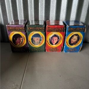 Lord of the Rings Glass Goblets Set